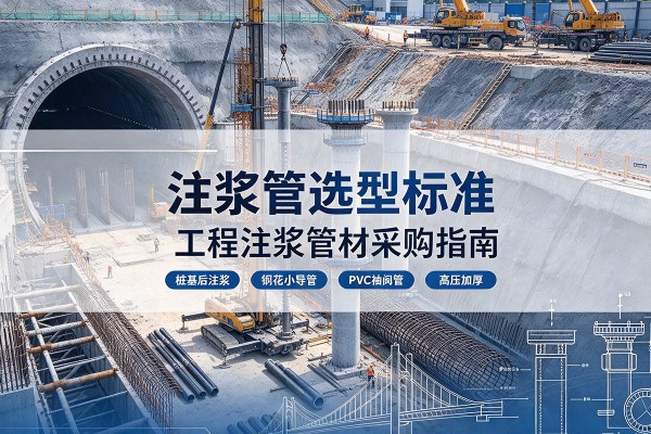 下陆注浆管选型标准