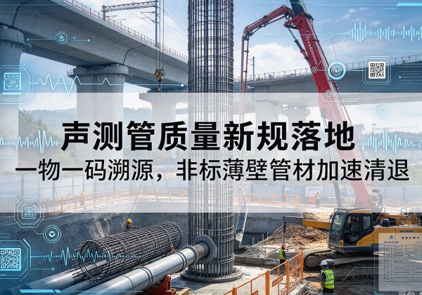 下陆声测管质量新规落地，一物一码溯源，非标薄壁管材加速清退
