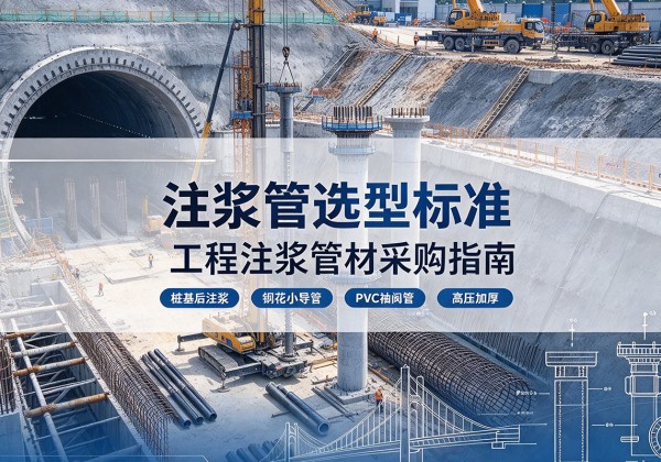 下陆注浆管选型标准